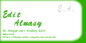 edit almasy business card